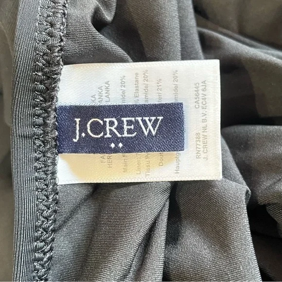 J. Crew Factory Swimsuit Women’s XL One-Piece V-Neck Ruched Classic Preppy - Picture 8 of 11